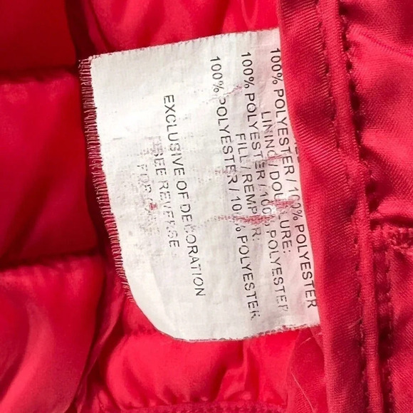 Boulder Gear Puffer Jacket Girls Sz S Full Zip Long Sleeve Insulated Outdoor Red - Picture 10 of 12